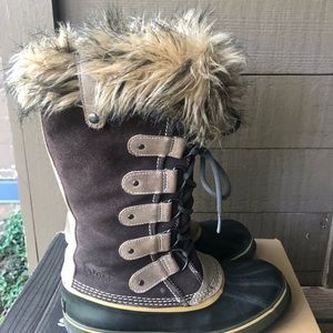 SOREL JOAN OF ARCTIC Women’s Winter Boots Size 10 Color Shale